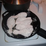 Browning Chicken in the Skillet