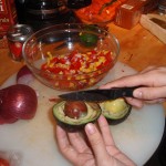 Preparing Salsa