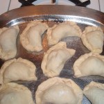 Prepped Samosas Ready For Butter