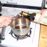 Heating the White Balsamic Vinegar