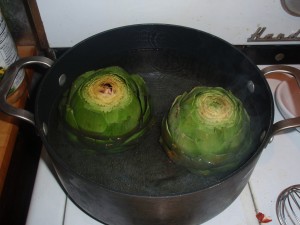 Boiling Artichokes