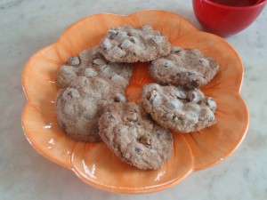 Cinnamon and Espresso Chocolate Chip Cookies