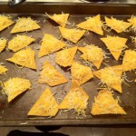Placing Cheese on the Individual Chips