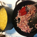 Crisping Pancetta
