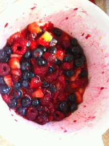 Mixed Berries for Crumble Filling