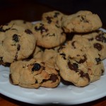 Double Chocolate Cookies with Dried Cherries
