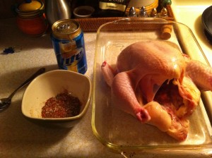 Rub, Beer and Chicken - We're ready to go! Rub, Beer and Chicken