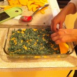 Butternut Squash and Spinach Gratin